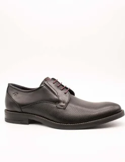 Zapato Fluchos F1631 Piel Memory Negro de Hombre