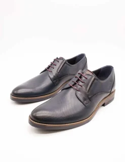 Zapato Fluchos F1631 Piel Memory Oceano de Hombre