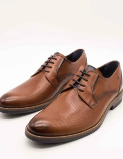 Zapato Fluchos F1631 Piel Memory Cuero de Hombre