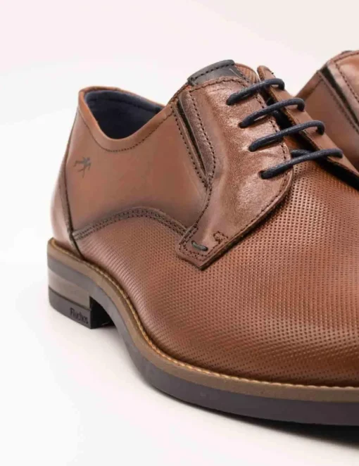 Zapato Fluchos F1631 Piel Memory Cuero de Hombre