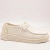 Zapato Hey Dude HD43681-100 Wendy White de Mujer