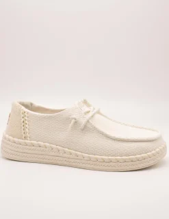 Zapato Hey Dude HD43681-100 Wendy White de Mujer