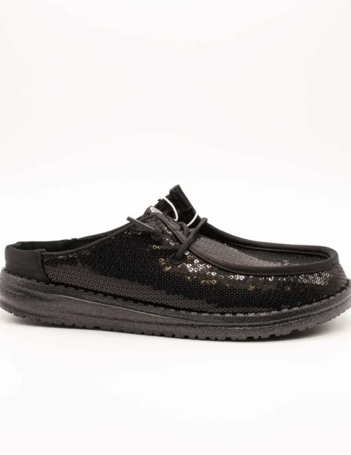 Zapato Hey Dude HD43615-001 Wendy Black de Mujer