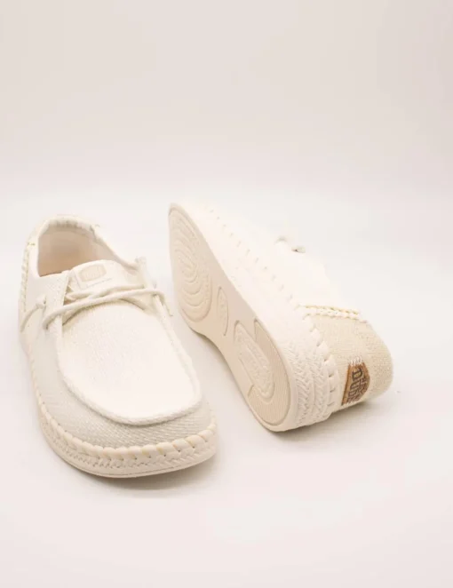 Zapato Hey Dude HD43681-100 Wendy White de Mujer