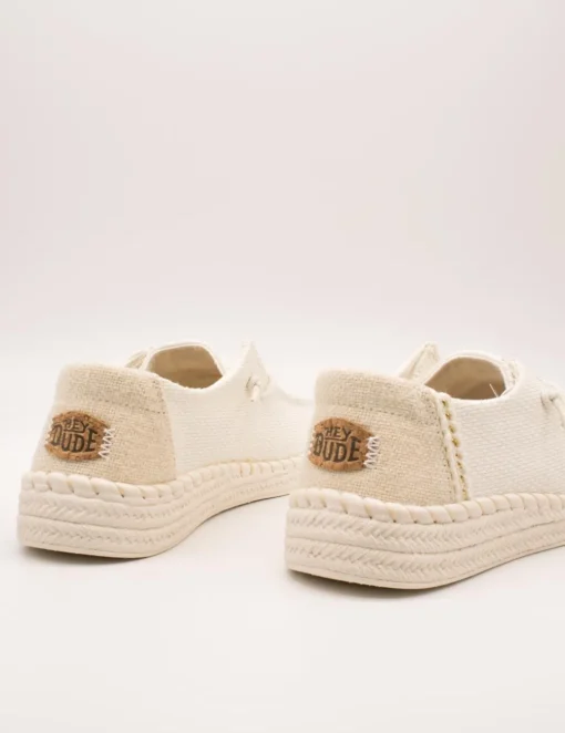 Zapato Hey Dude HD43681-100 Wendy White de Mujer