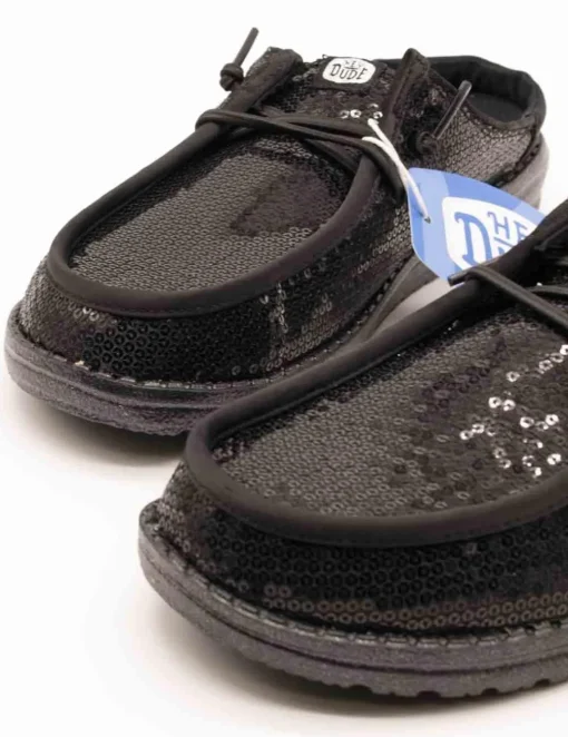 Zapato Hey Dude HD43615-001 Wendy Black de Mujer