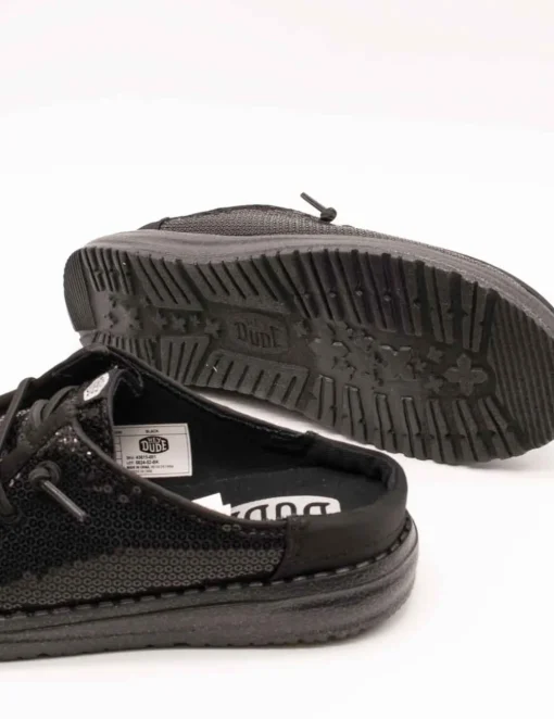 Zapato Hey Dude HD43615-001 Wendy Black de Mujer