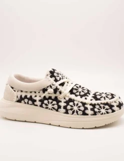Zapato Hey Dude HD43728-0C4 Wendy Black de Mujer