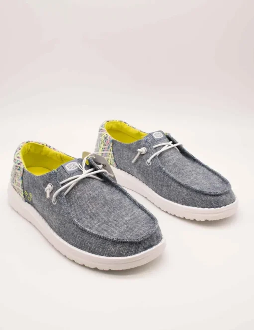 Zapato Hey Dude HD43156-4NY Wendy Blue Multi de Mujer