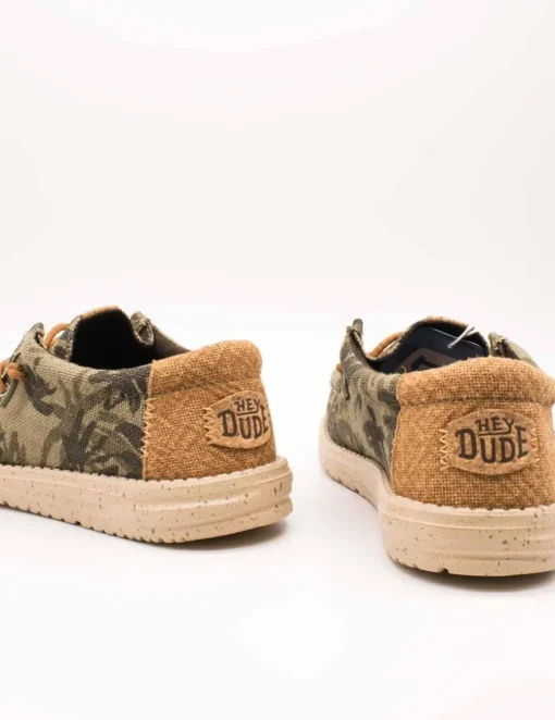 Zapato Hey Dude HD43087-3ZX Wally Olive de Hombre