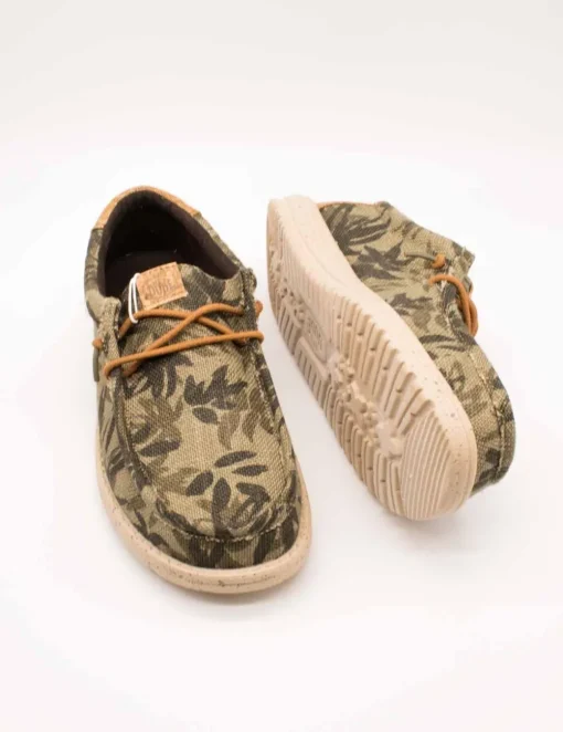 Zapato Hey Dude HD43087-3ZX Wally Olive de Hombre