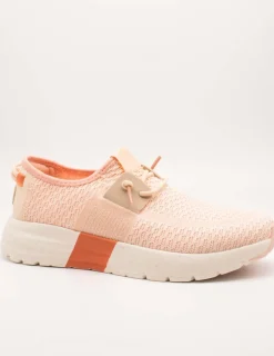Zapato Hey Dude Sirocco Sport Stripe Pink de Mujer