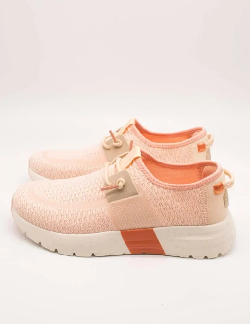 Zapato Hey Dude Sirocco Sport Stripe Pink de Mujer