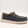 Zapato Hey Dude Wally Coastline Jute Navy de Hombre