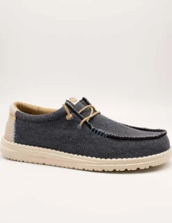 Zapato Hey Dude Wally Coastline Jute Navy de Hombre