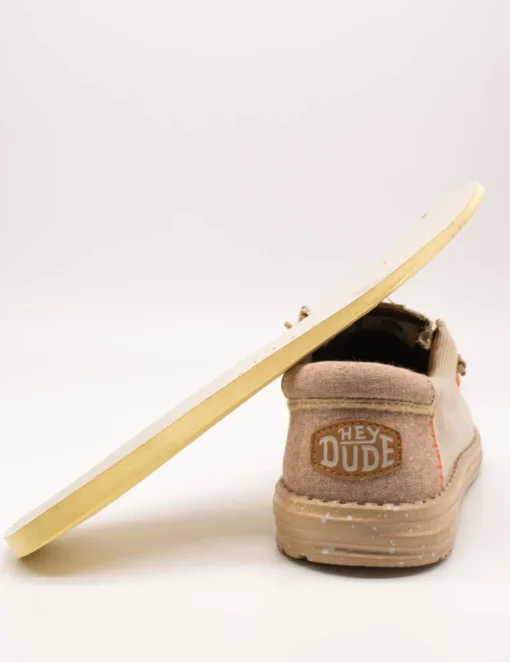 Zapato Hey Dude Wally Coastline Jute Silver de Hombre