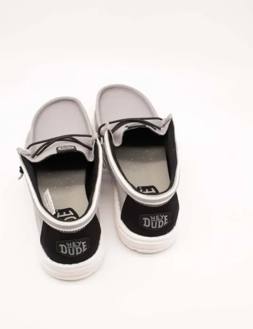 Zapato Hey Dude Wally Letterman Light Grey de Hombre