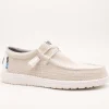 Zapato Hey Dude Wally Sport Mesh White de Hombre