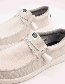 Zapato Hey Dude Wally Sport Mesh White de Hombre