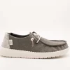 Zapato Hey Dude Wendy Metallic Sparkle Charcoal de Mujer