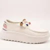 Zapato Hey Dude Wendy Peak White de Mujer