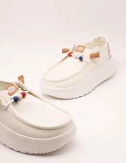 Zapato Hey Dude Wendy Peak White de Mujer