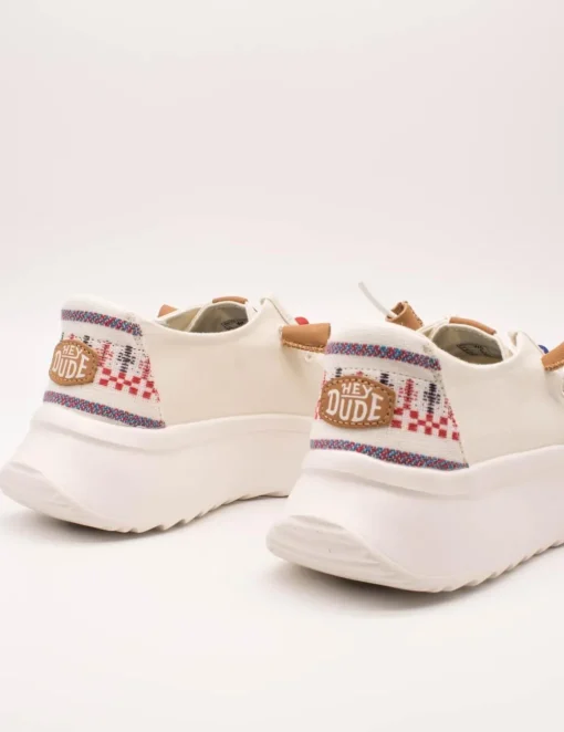 Zapato Hey Dude Wendy Peak White de Mujer