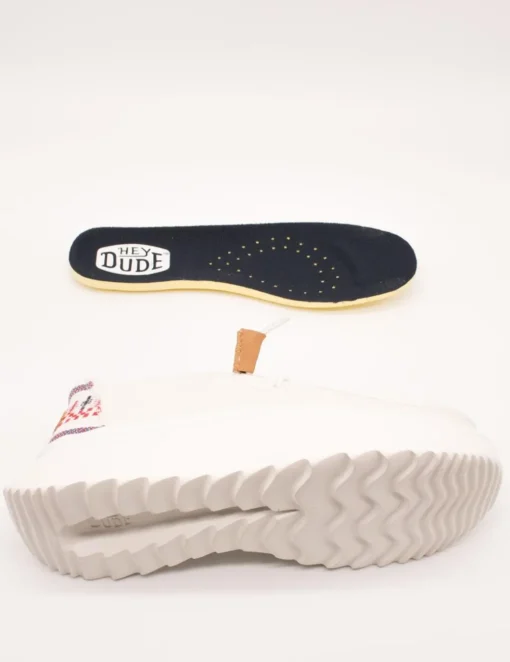Zapato Hey Dude Wendy Peak White de Mujer