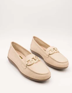 Zapato 24HRS 26456 Indios Beige de Mujer