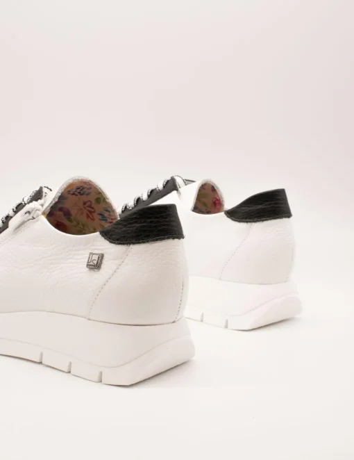 Zapato Jose Saenz 2276 Blanco y Negro de Mujer