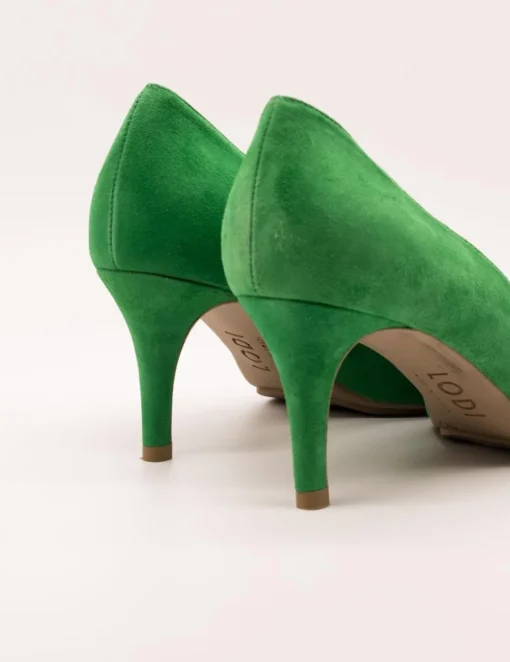 ZAPATO LODI ENRICA-GO ANTE VERDE DE MUJER.