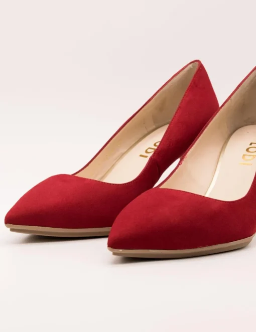 ZAPATO LODI ENRICA-GO ANTE ROJO DE MUJER