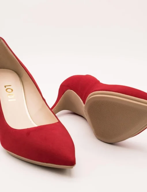 ZAPATO LODI ENRICA-GO ANTE ROJO DE MUJER