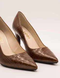 Zapato Lodi Rachel-Patp caiman cuero de mujer.