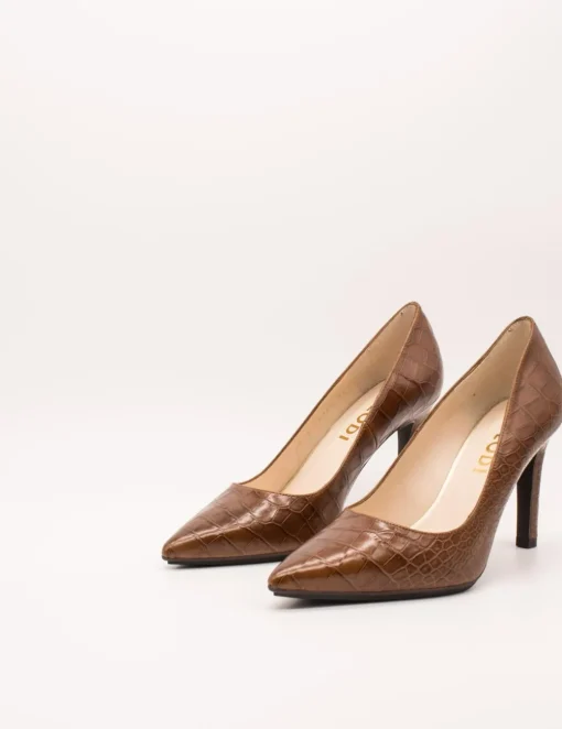 Zapato Lodi Rachel-Patp caiman cuero de mujer.