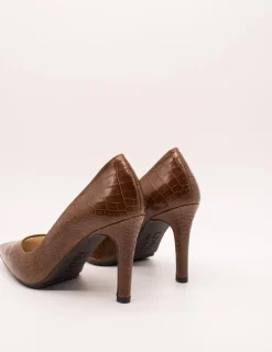 Zapato Lodi Rachel-Patp caiman cuero de mujer.