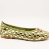 Zapato Miuxa Hola Verde-Oro de Mujer