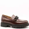 Zapato Pie Santo 235630 Vitelo Caoba de Mujer