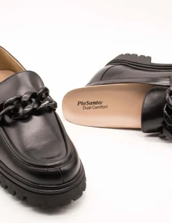 Zapato Pie Santo 235630 Vitelo Negro de Mujer