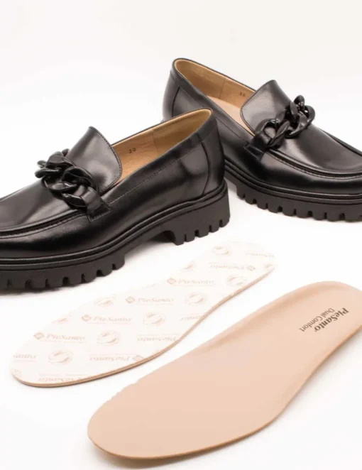 Zapato Pie Santo 235630 Vitelo Negro de Mujer