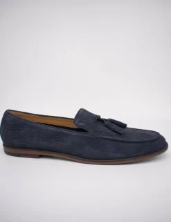 Zapato Stonefly steve 2 washed velour limo blue de hombre