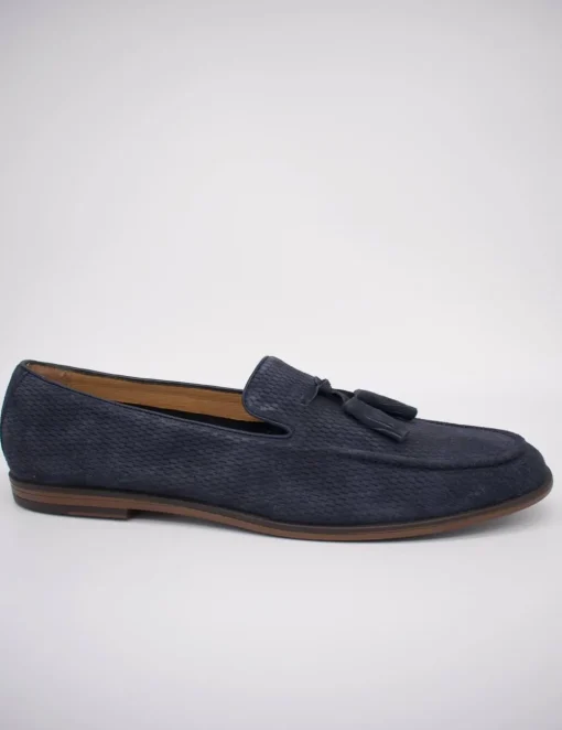 Zapato Stonefly steve 2 washed velour limo blue de hombre
