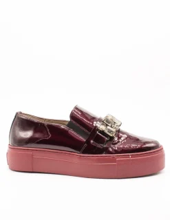 Zapato Wonders A-6603 cereza de mujer