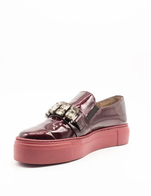 Zapato Wonders A-6603 cereza de mujer