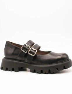 Zapato Wonders C-7501 Bulut Negro de Mujer