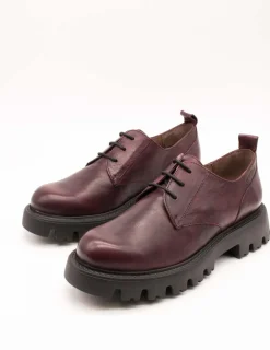 Zapato Wonders C-7503 Bulut Vino de Mujer